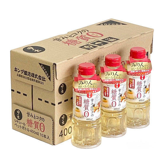 [King Jozo] Hinode Sweet and rich, zero carbohydrates, no preservatives or artificial sweeteners added, 400ml x 10 bottles
