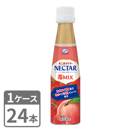 Itoen Fujiya Nectar Strawberry MIX Mix 320ml PET x 24 bottles 1 case Strawberry NECTAR Strawberry Peach Peach Fruit Beverage Seasonal PET Bottle Free Shipping