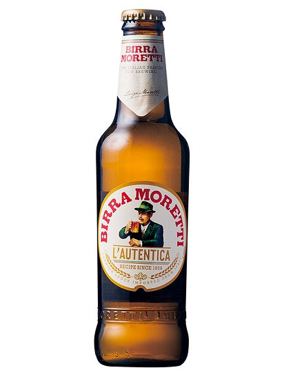 Bottled beer Moretti beer 330ml small bottle 1 bottle Italy BIRRA MORETTI