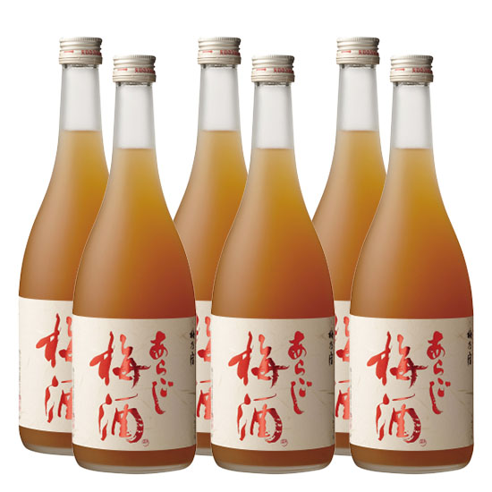 Umenoyado Sake Brewery Aragoshi Plum Wine 720ml Set of 6 Free Shipping