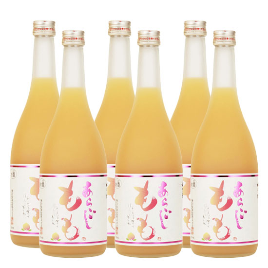 Umenoyado Sake Brewery Aragoshi Momo 720ml 6 bottles set Free shipping