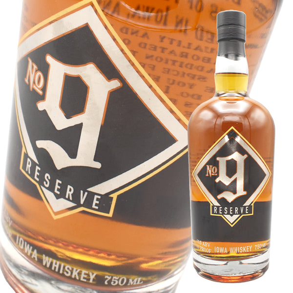 Whiskey 49.5% Slipknot No.9 Reserve Iowa Whiskey 750ml 1 bottle Free shipping