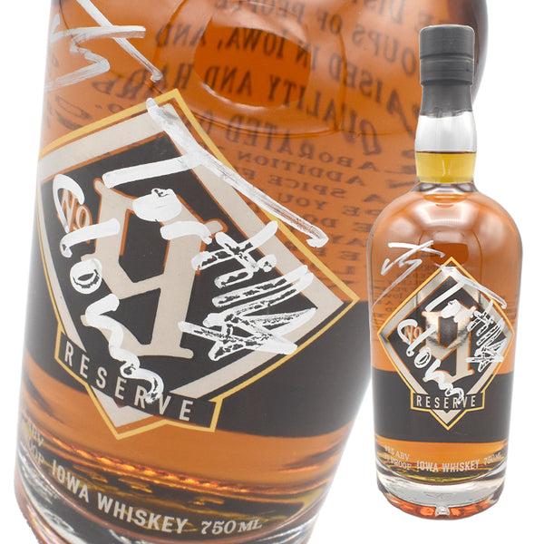 Whiskey 49.5% Slipknot No.9 Reserve Iowa Whiskey 750ml 1 bottle Signed Free shipping