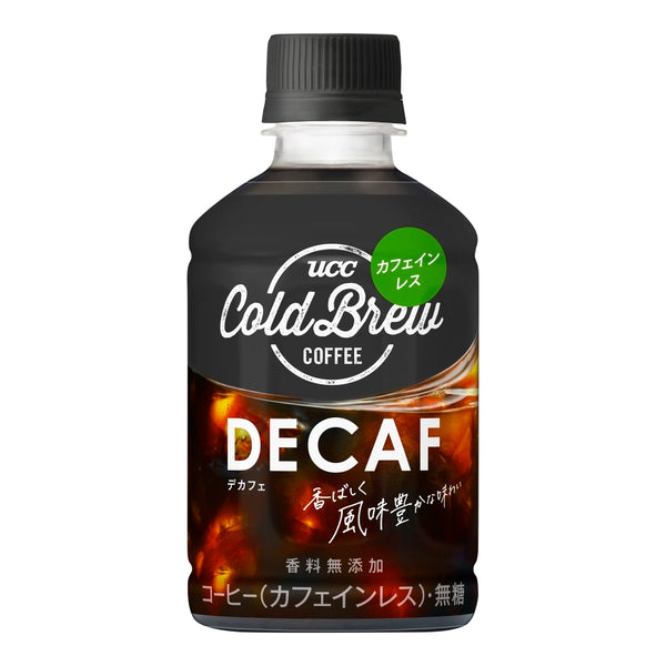UCC コールドブリュー デカフェ COLD BREW DECAF 280ml ペットボトル 24本 1ケース 送料無料 カフェインレス