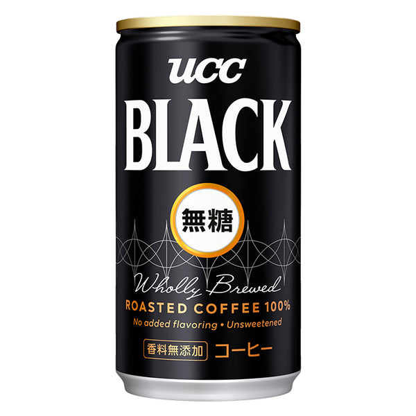 Expiration date 24.4.26 UCC BLACK Unsweetened Can 185g 30 bottles 1 case Free shipping