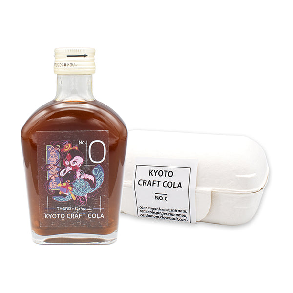Kyoto Craft Cola NO.0 (TAGRO Sensei Collaboration Ver) 200ml Bottle x 1 Bottle Additive-Free Spices Concentrated Syrup Diluted 3-5x Plain Spice [With Exclusive Gift Box] [Free Shipping]