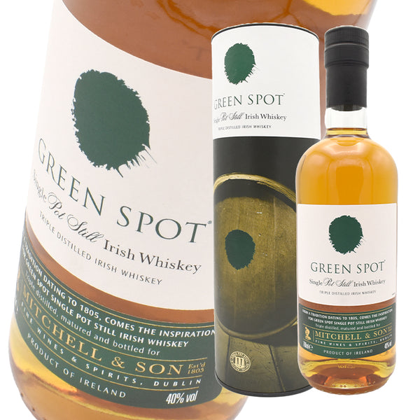 Whiskey 40% Green Spot Single Pot Still Irish Whiskey 700ml 1 Bottle