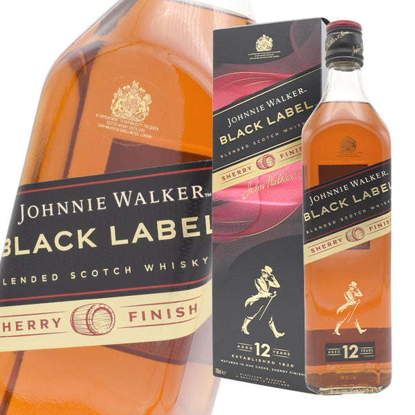 Whiskey 40% Johnnie Walker Black Label 12 Years Sherry Cask Finish 700ml 1 Bottle