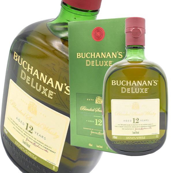 Whiskey 40% Buchanan's 12 Years Deluxe 1000ml 1 Bottle