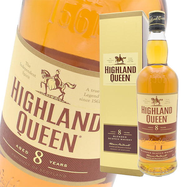 Whiskey 40% Highland Queen 8 years 700ml 1 bottle
