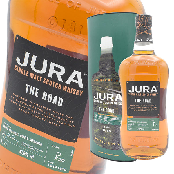 Whiskey 43.6% Isle of Jura The Road Pedro Ximenez Cask Finish 1000ml 1 Bottle
