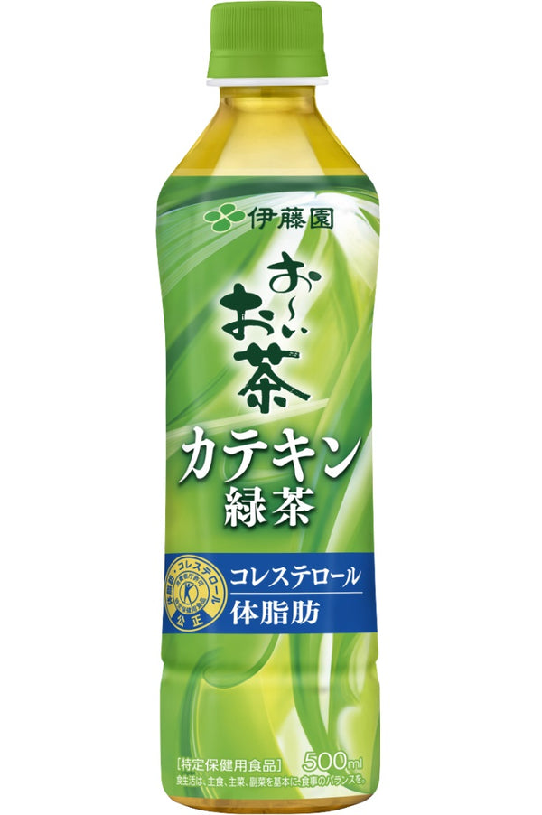 Green Tea Food for Specified Health Use Oi Ocha Catechin Green Tea 500ml Pet 24 bottles 1 case