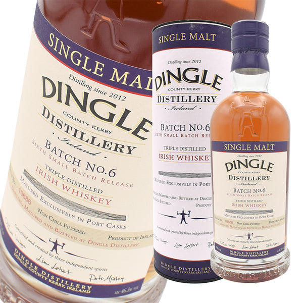 Whiskey 46.5% Dingle Single Malt Port Cask Batch 6 Irish 700ml 1 bottle