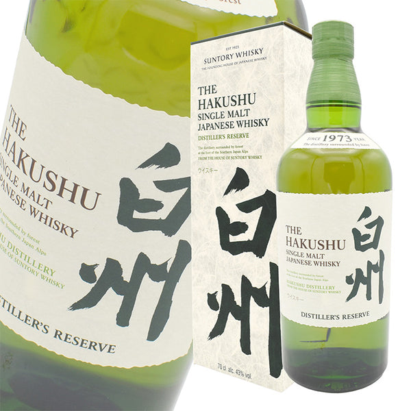 Whiskey 43% Hakushu Distilleries Reserve Single Malt Japanese Whiskey 700ml 1 Bottle Box Imported