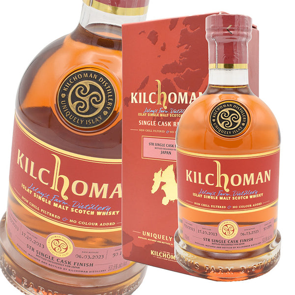Whiskey 53.5% Kilchoman 2013 STR Cask Finish 700ml 1 bottle