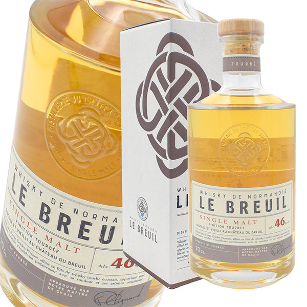 Whiskey 46% Chateau de Breuil Single Malt Le Breuil Finition Tourbe 700ml 1 bottle