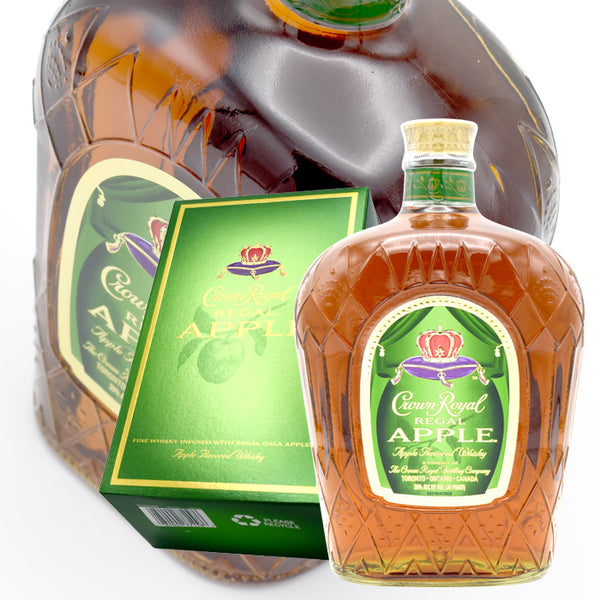 Liqueur 35% Crown Royal Regal Apple 1000ml bottle 1 bottle