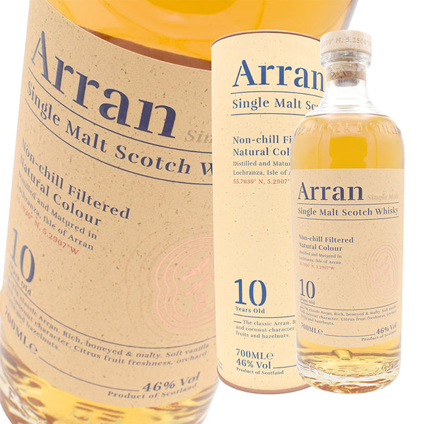 Whiskey 46% Aran malt 10 years 700ml 1 bottle