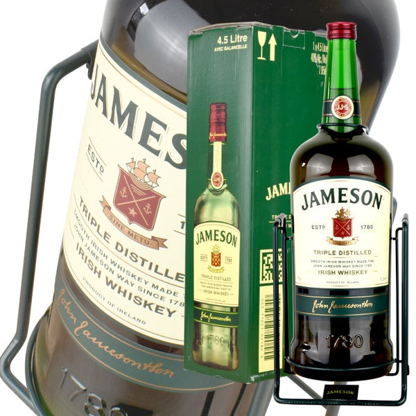 Whiskey 40% Jameson Standard Irish 4500ml 1 bottle with cradle (with swing) extra large size
