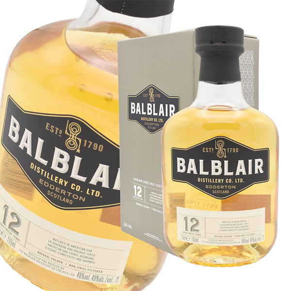 Whiskey 46% Balblair 12 Years 700ml 1 Bottle Regular