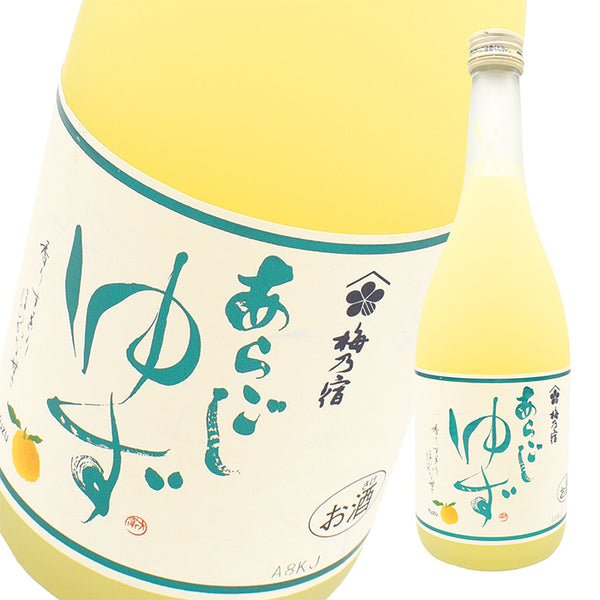 Umenoyado Sake Brewery Aragoshi Yuzu Sake 8% 720ml《Free shipping nationwide for purchases of 6 bottles or more!》