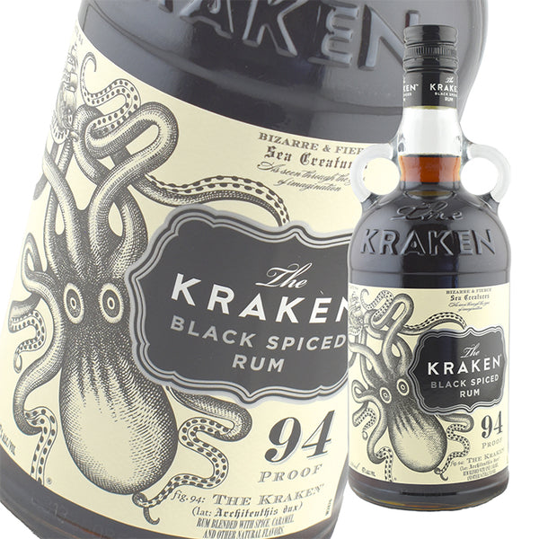 Rum 47% Kraken Black Spiced Rum 750ml 1 bottle