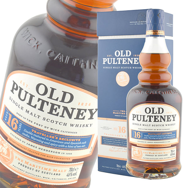 Whiskey 46% Old Pulteney 16 Years 700ml 1 Bottle