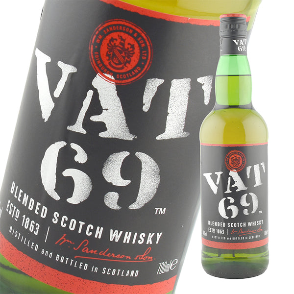 Whiskey 40% Vat 69 (VAT69) 700ml bottle 1 bottle