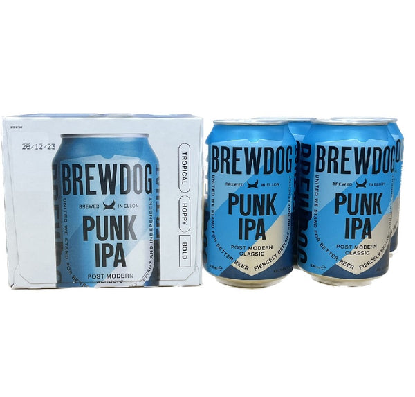 [Expiration date 2023.12.28] BrewDog Punk IPA 330ml can set of 4 [Translation] [Discount] [Limited stock]