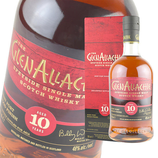 Whiskey 48% Glen Allahee 10 Years Ruby Port Finish 700ml 1 Bottle