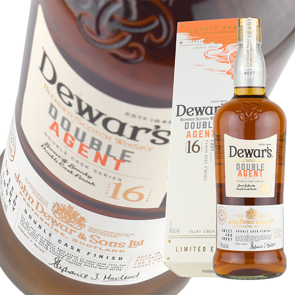 Whiskey 40% Dewar's 16 Years Double Agent Batch 001 1000ml 1 Bottle