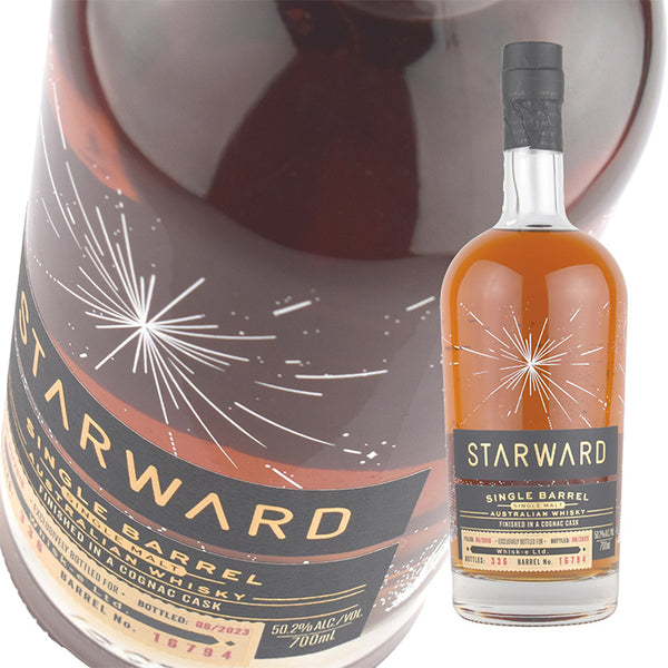 Whiskey 50.2% Starward 2018 Cognac Cask Finish 700ml 1 bottle