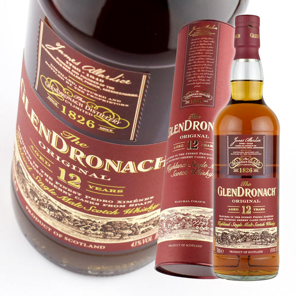 Whiskey 43% Glendronach 12 Year Original 700ml 1 bottle