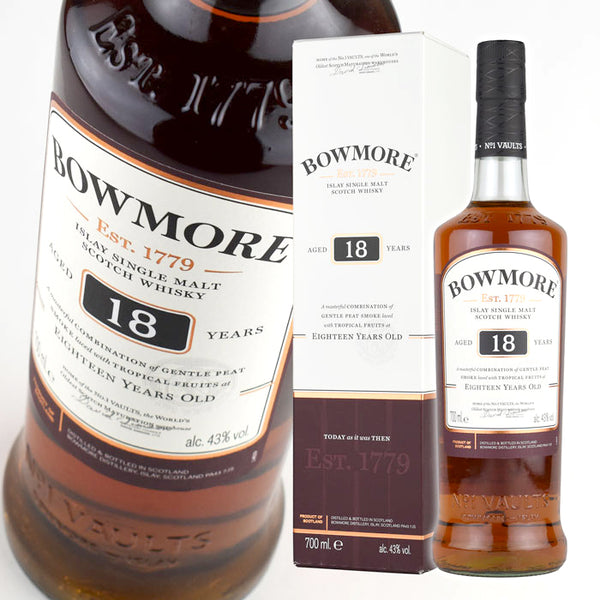 Whiskey 43% Bowmore 18 Years 700ml 1 bottle