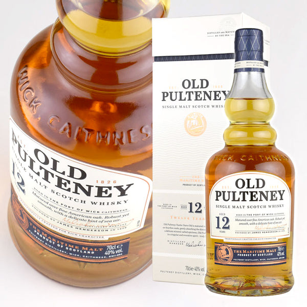 Whiskey 40% Old Pulteney 12 years 700ml 1 bottle