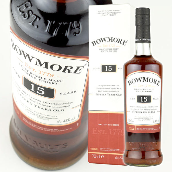 Whiskey 43% Bowmore 15 Years Sherry Cask 700ml 1 bottle