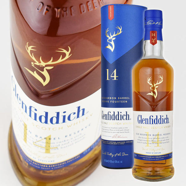 Whiskey 43% Glenfiddich 14 Years Old Bourbon Barrel Reserve 700ml 1 bottle