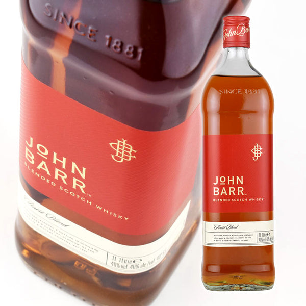 Whiskey 40% John Barr Red Blended Scotch Whiskey 1000ml 1 bottle