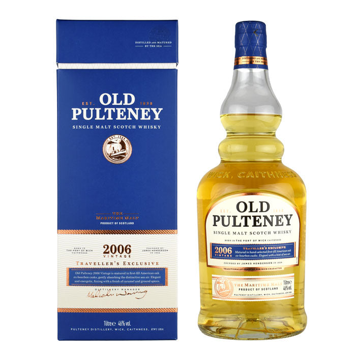 オールド プルトニー 2006 トラベラーズエクスクルーシブ　1000ml ウイスキー 46度 オールド プルトニー 2006 トラベラーズ