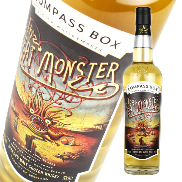 Whiskey 46% Compass Box Peat Monster 700ml 1 Bottle Regular
