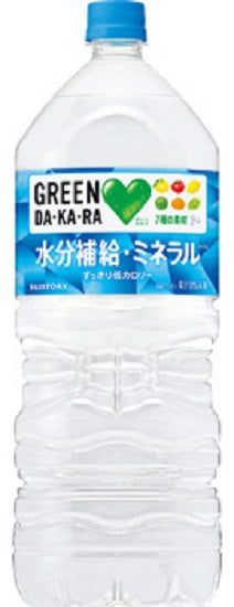 〔賞味期限2024年5月〕サントリー ＧＲＥＥＮ ＤＡ・ＫＡ・ＲＡ（グリーンダカラ）2Lペット×1ケース (6本入り）〔訳アリ〕〔割引〕〔現品限り〕