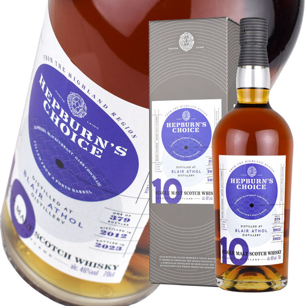 Whiskey 46% Blair Atholl 10 Years Old 2012 Port Finish Hepburns Choice Hunter Rain 700ml 1 bottle