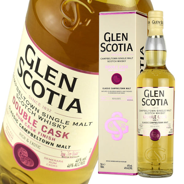 Whiskey 46% Glen Scotia Double Cask Rum Cask Finish 700ml 1 bottle
