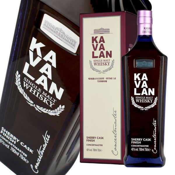 Whiskey 40% Kavalan Concertmaster Sherry Finish 700ml 1 bottle