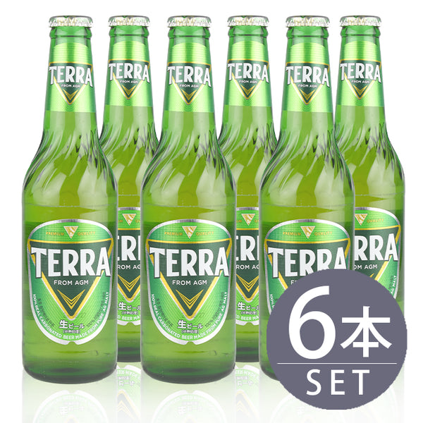 JINRO TERRA ビール 330ml 小瓶 6本 [韓国] [輸入ビール] [海外]