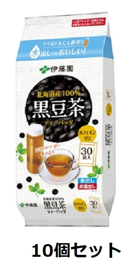伊藤園  北海道産100％ 黒豆茶ティーバッグ 30袋×10個セット