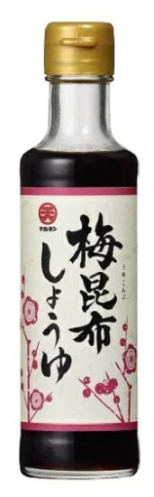 〔賞味期限2024年8月23日〕マルテン 梅昆布しょうゆ 195ml瓶×1本 刺身・揚げ物・たまごかけご飯にも！〔訳アリ〕〔割引〕〔現品限り〕〔在庫処分〕