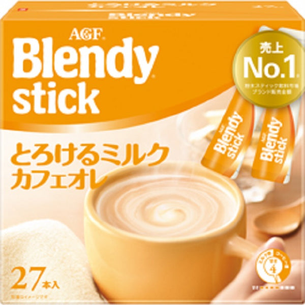 Ajinomoto AGF Blendy Stick ≪Melty Milk Cafe au Lait≫ 27 bottles x 6 box set