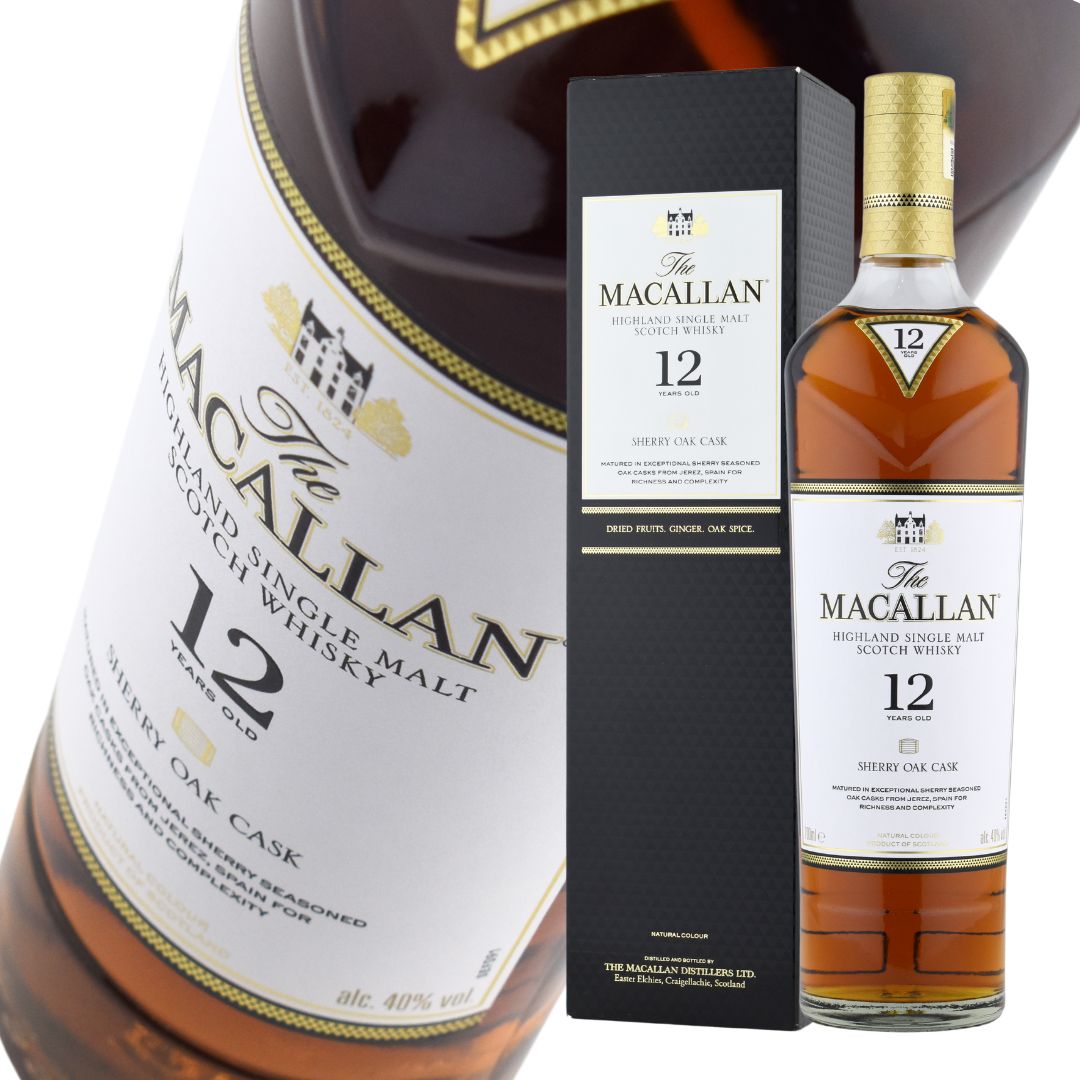 ウイスキー 40度 マッカラン 12年 シェリーオーク 700ml 1本 正規