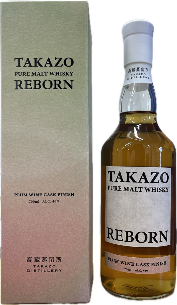 ウイスキー 46度 TAKAZO 高蔵 ピュアモルトウイスキー プラムワインカスクフィニッシュ 700ml 1本